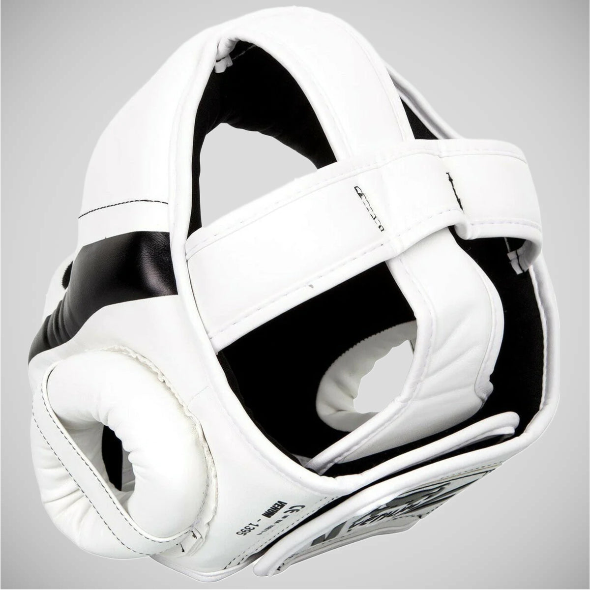 White/Black Venum Elite Head Guard