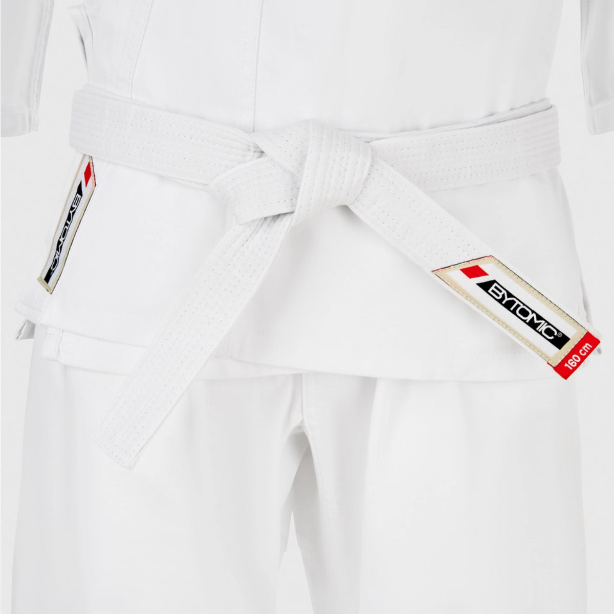 White Bytomic Red Label 7oz Cotton Adult Karate Uniform