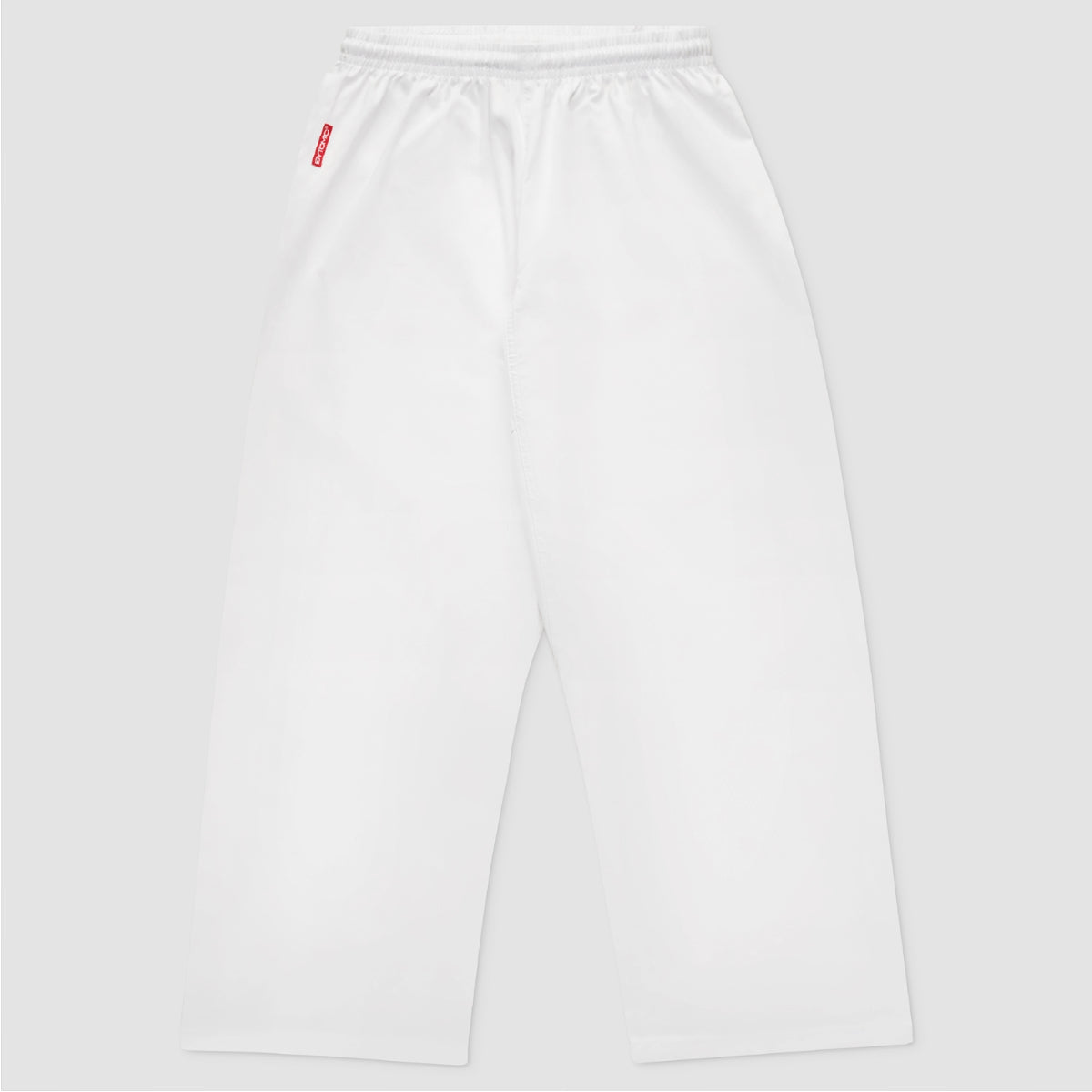 White Bytomic Red Label 7oz Cotton Adult Karate Uniform