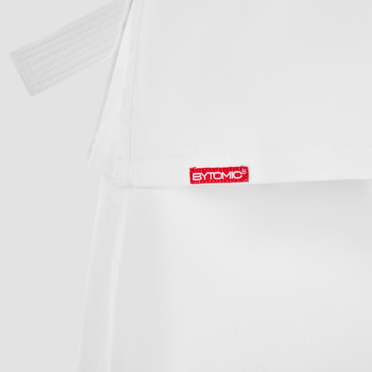 White Bytomic Red Label V-Neck Adult Martial Arts Uniform
