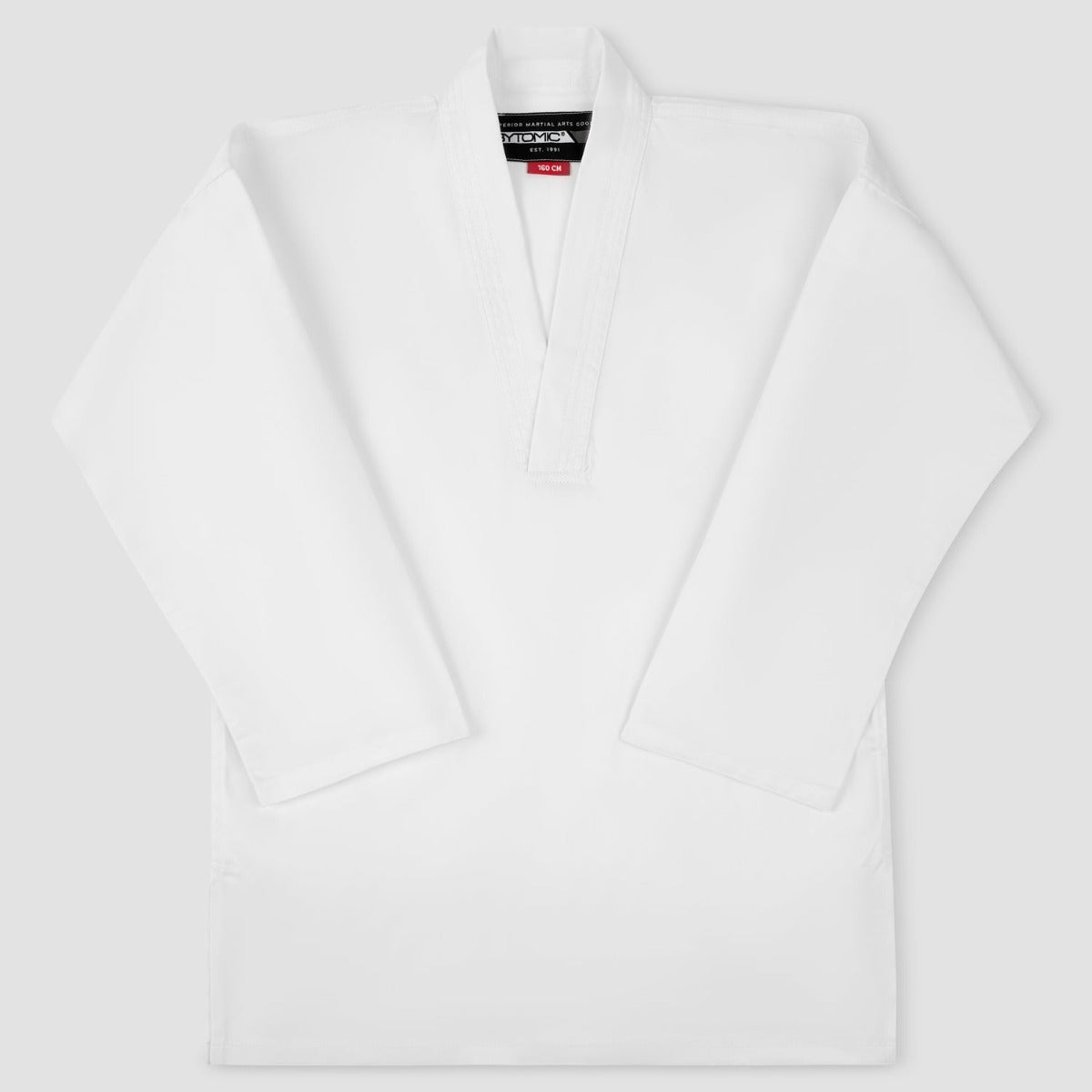 White Bytomic Red Label V-Neck Adult Martial Arts Uniform
