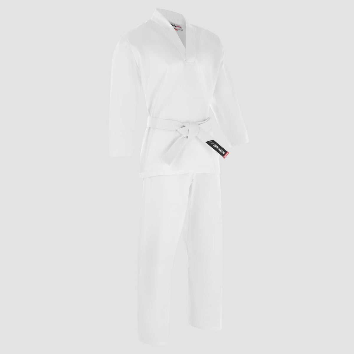 White Bytomic Red Label V-Neck Adult Martial Arts Uniform