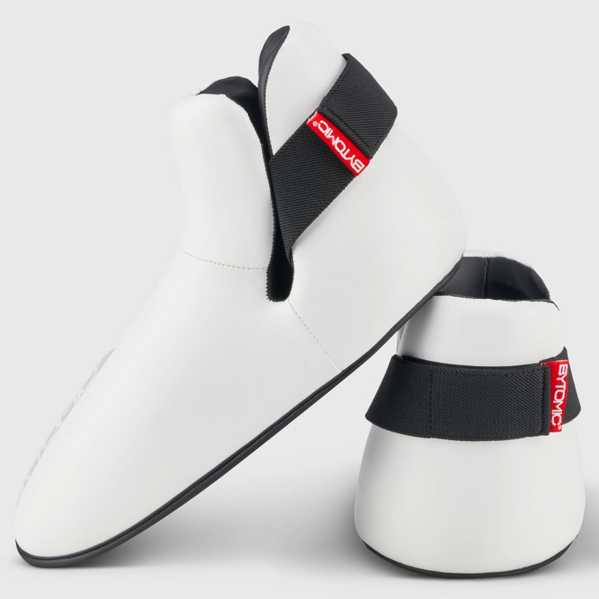 White/Grey Bytomic Red Label Pointfighter Kicks