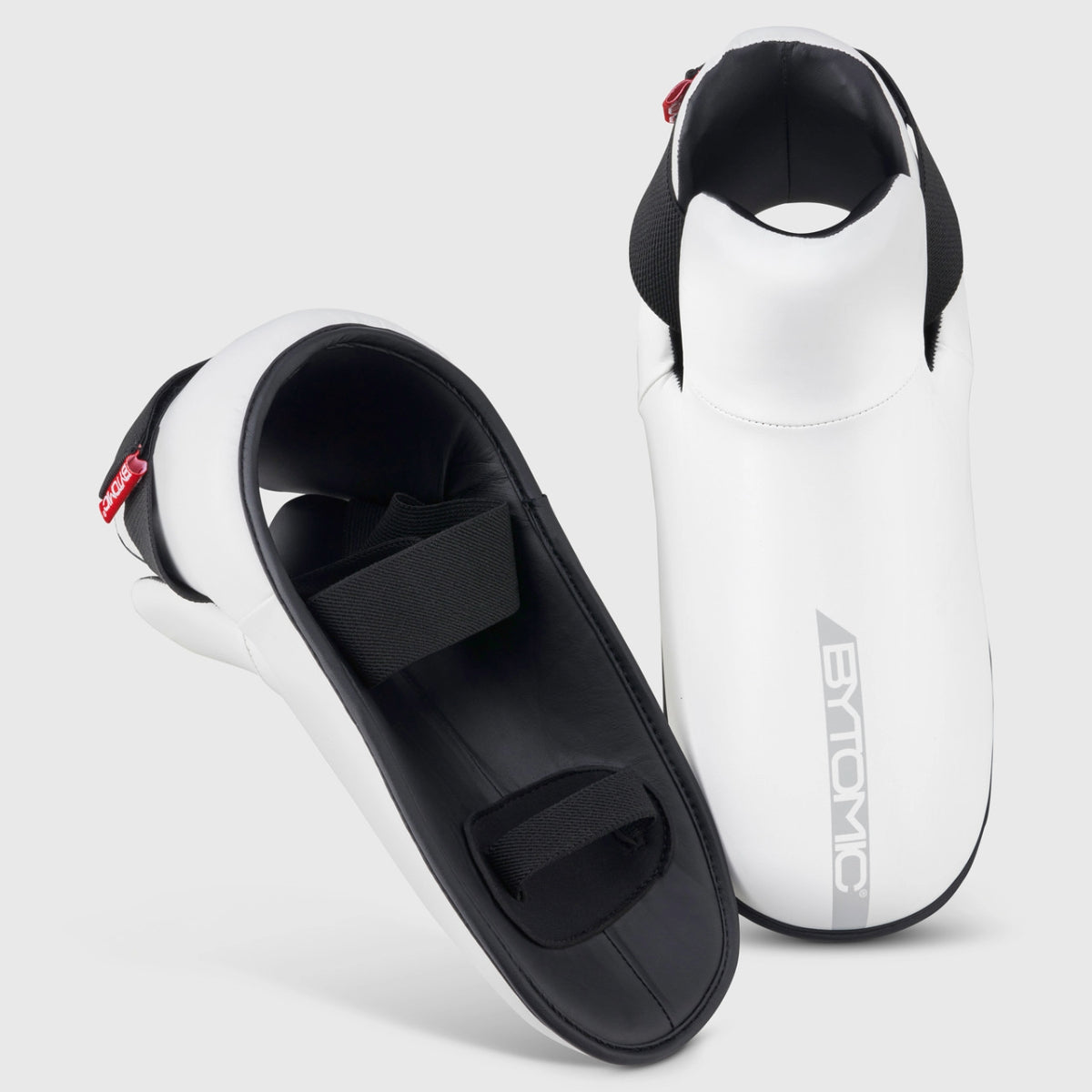 White/Grey Bytomic Red Label Pointfighter Kicks