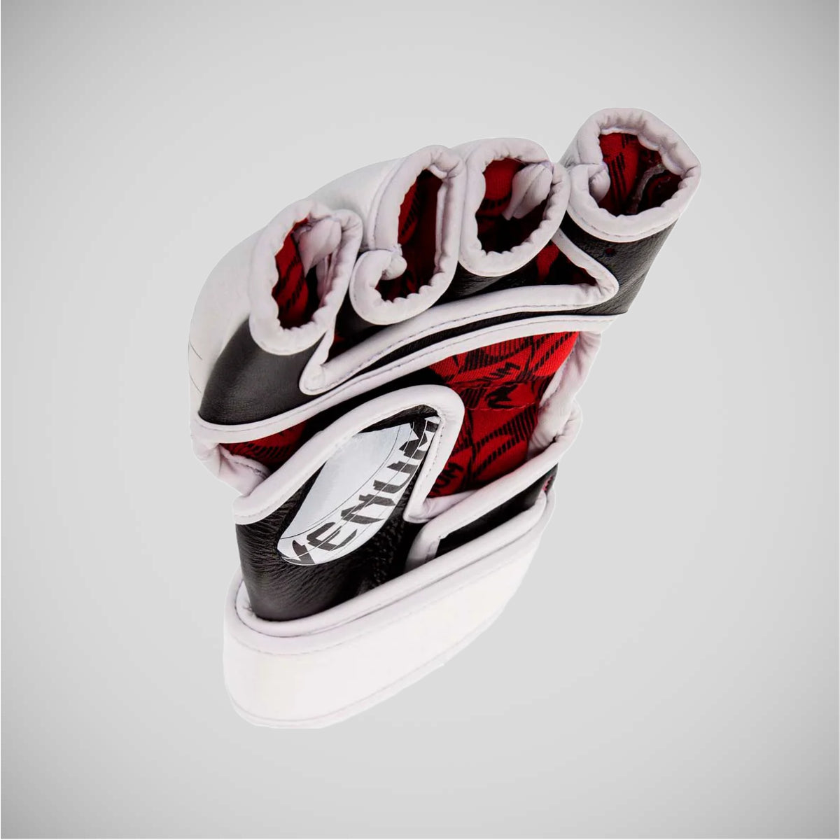 White Venum Undisputed 2.0 Leather MMA Fight Gloves