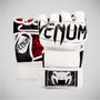 White Venum Undisputed 2.0 Leather MMA Fight Gloves
