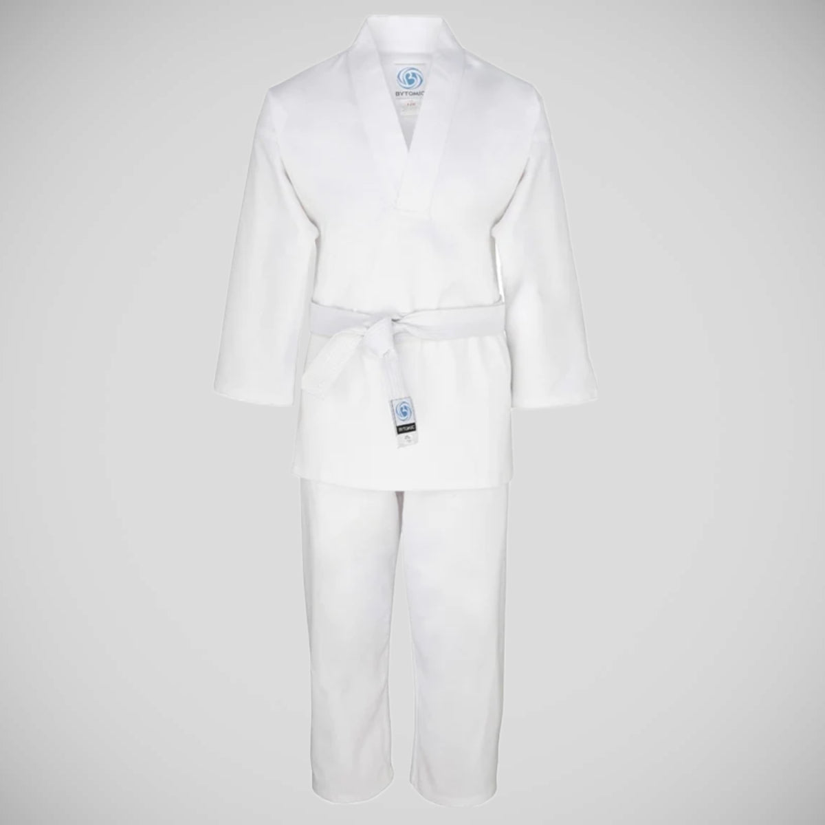 White Bytomic Adult V-Neck Uniform