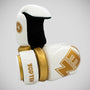 White/Gold Top Ten Glossy Block Pointfighter Gloves