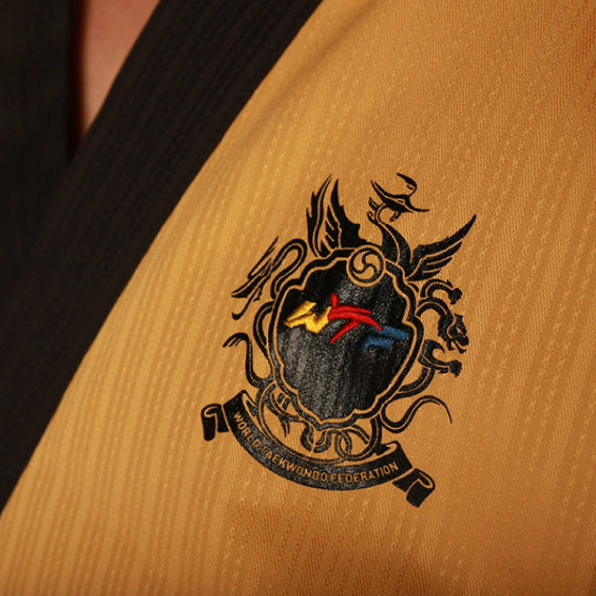 Yellow Mooto Taebek Poomsae High Dan Uniform