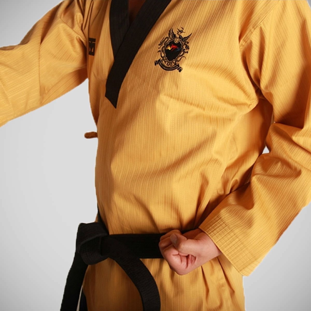 Yellow Mooto Taebek Poomsae High Dan Uniform