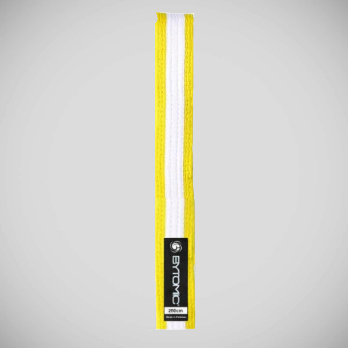 Yellow/White Bytomic White Stripe Martial Arts Belt