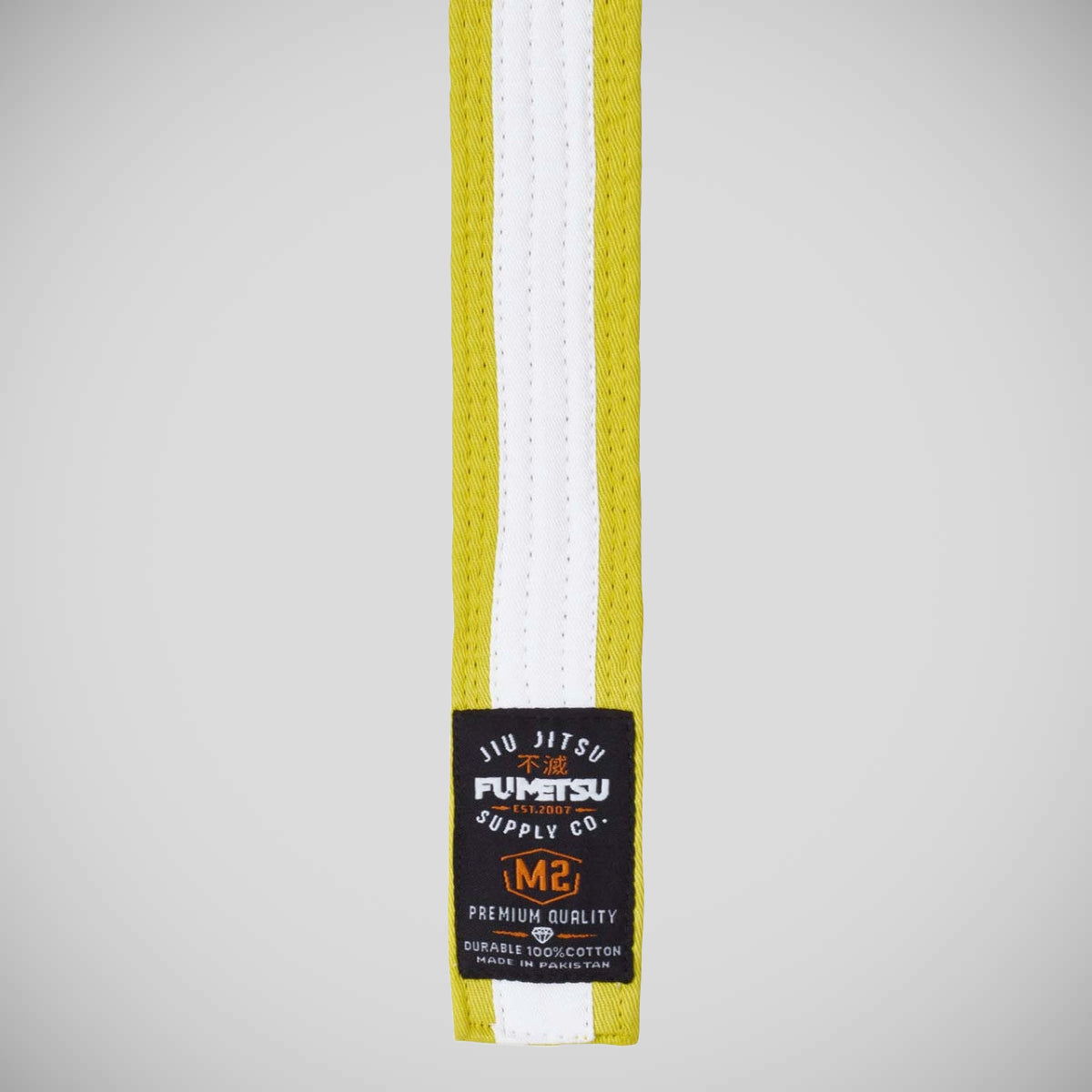 Yellow/White Fumetsu V2 Kids BJJ Belt