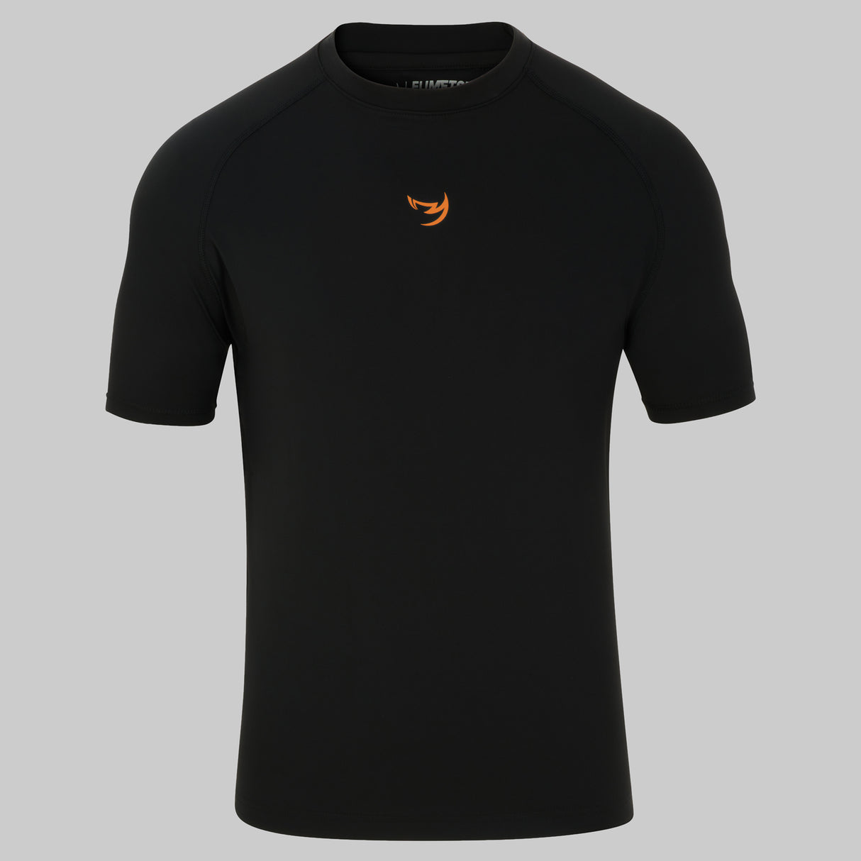 Fumetsu Origins Short Sleeve Rash Guard Black/Orange