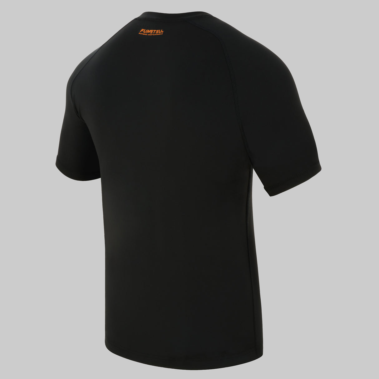 Fumetsu Origins Short Sleeve Rash Guard Black/Orange