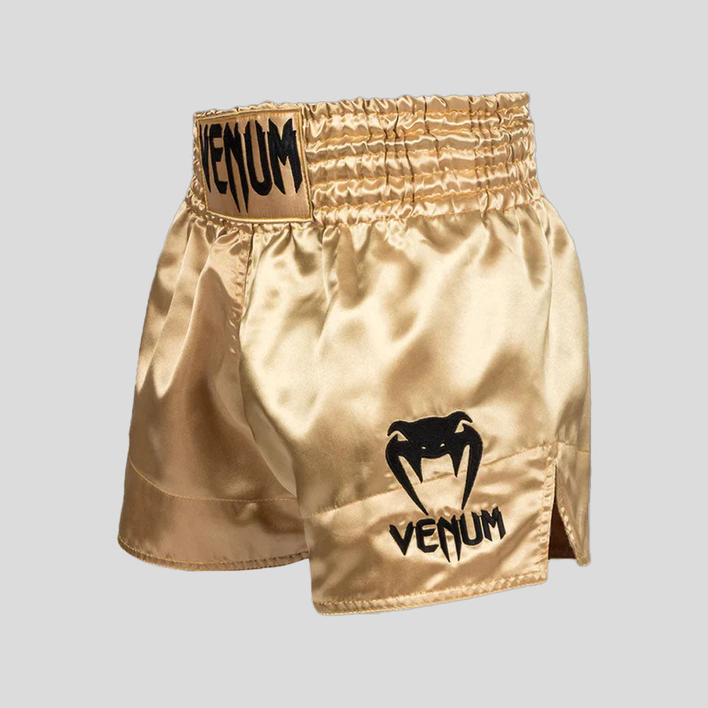 Venum Classic Muay Thai Shorts Gold/Black