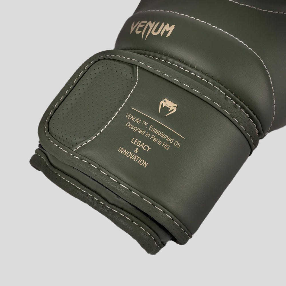 Venum Impact Evo Boxing Gloves Military Green