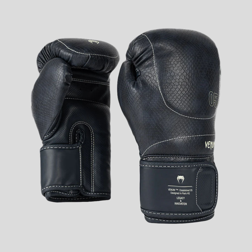 Venum Impact Evo Scales Boxing Gloves Midnight Blue