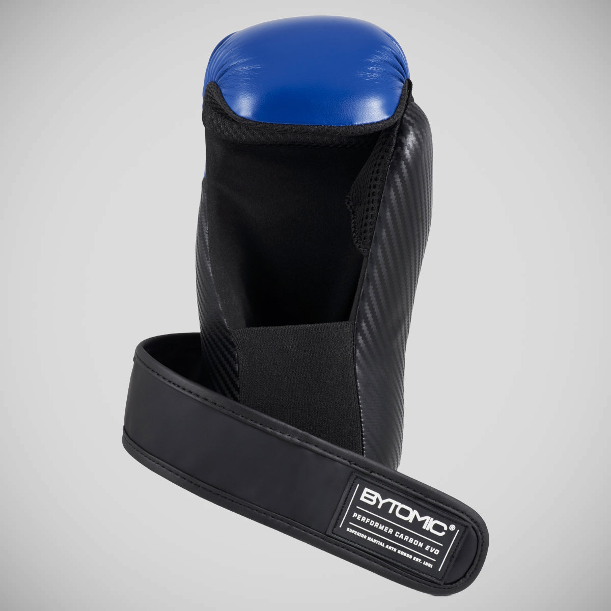 Black/Blue Bytomic Performer Carbon Evo Pointfighter Gloves