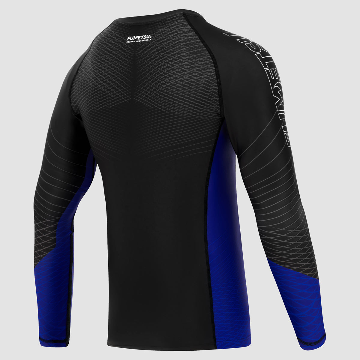 Black/Blue Fumetsu Competitor MK2 Long Sleeve Rash Guard