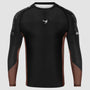 Black/Brown Fumetsu Competitor MK2 Long Sleeve Rash Guard