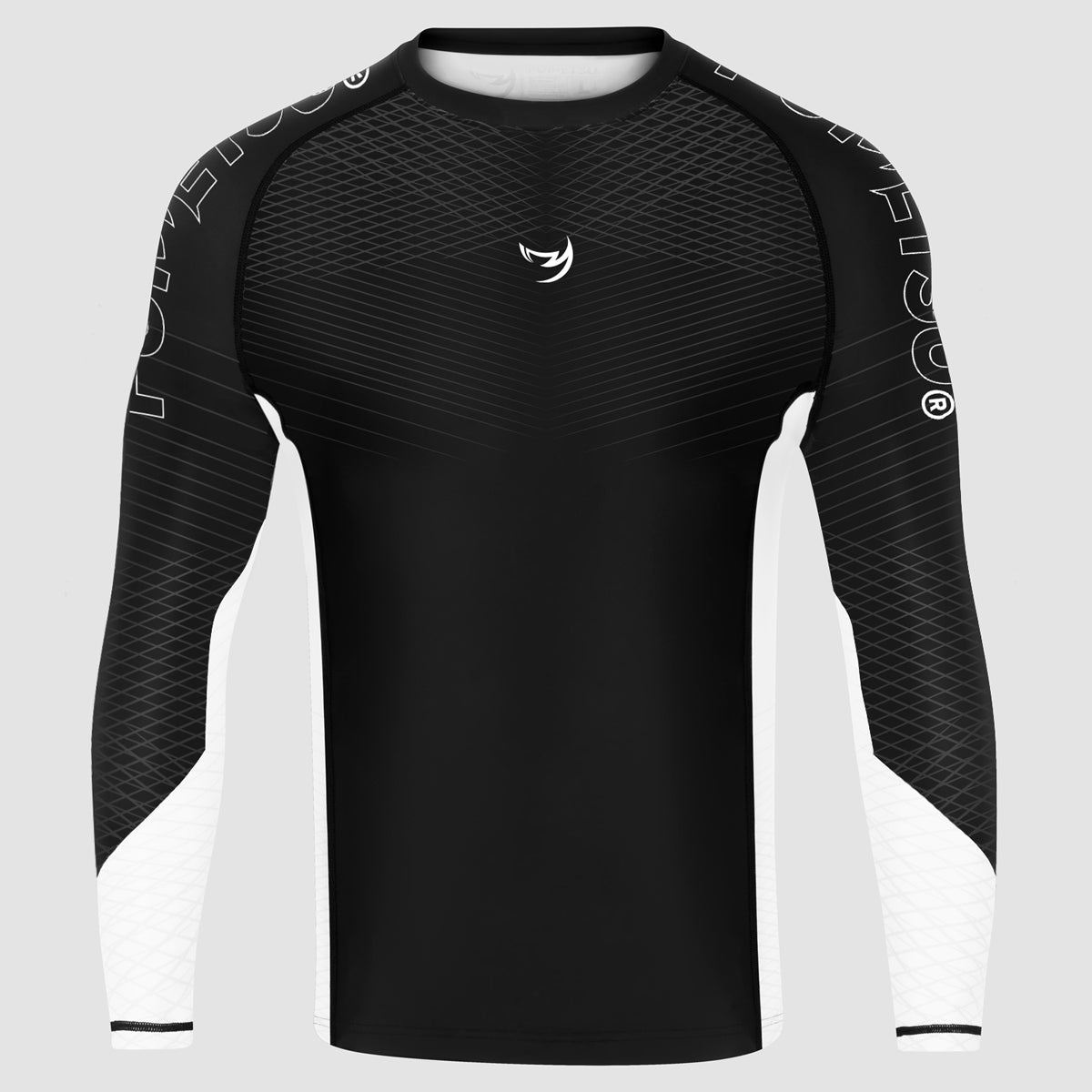 Black/White Fumetsu Competitor MK2 Long Sleeve Rash Guard