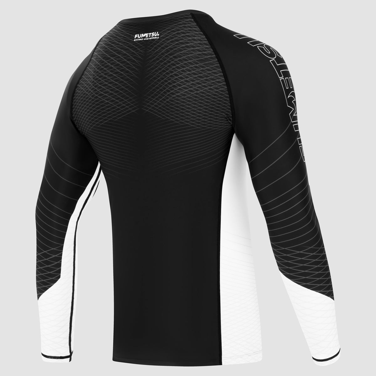 Black/White Fumetsu Competitor MK2 Long Sleeve Rash Guard