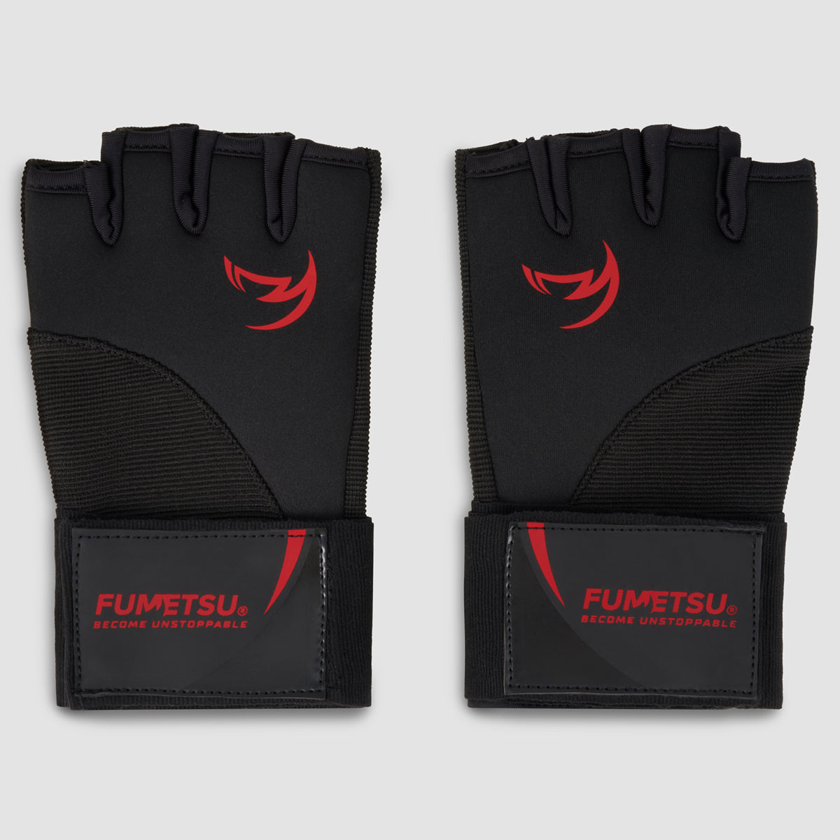 Black/Red Fumetsu Ghost S3 Quick Hand Wraps