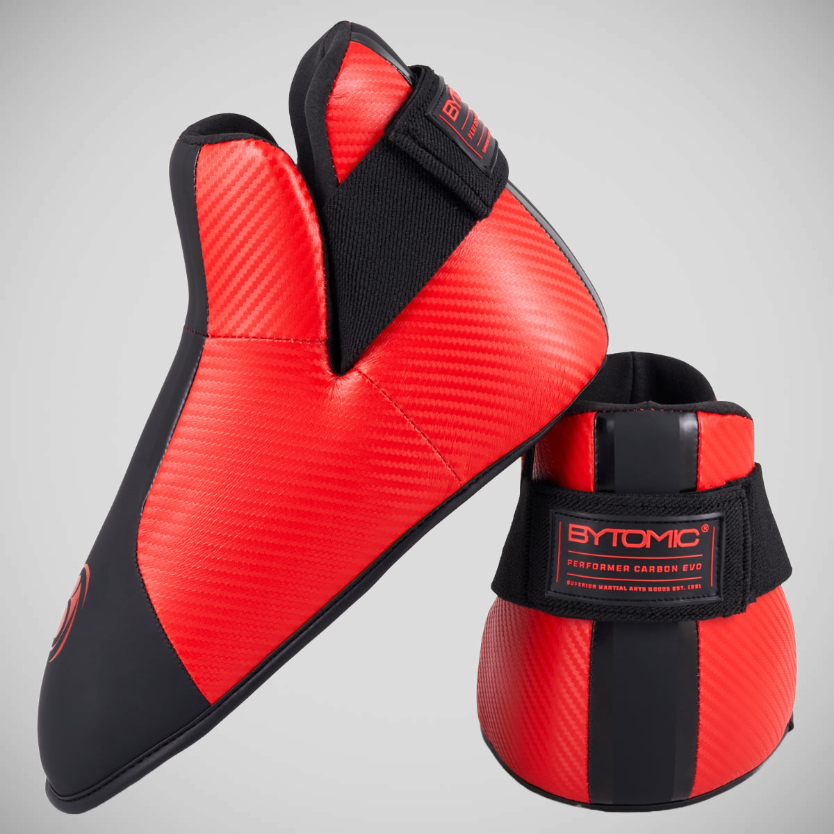 Red/Black Bytomic Performer Carbon Evo Pointfighter Kicks