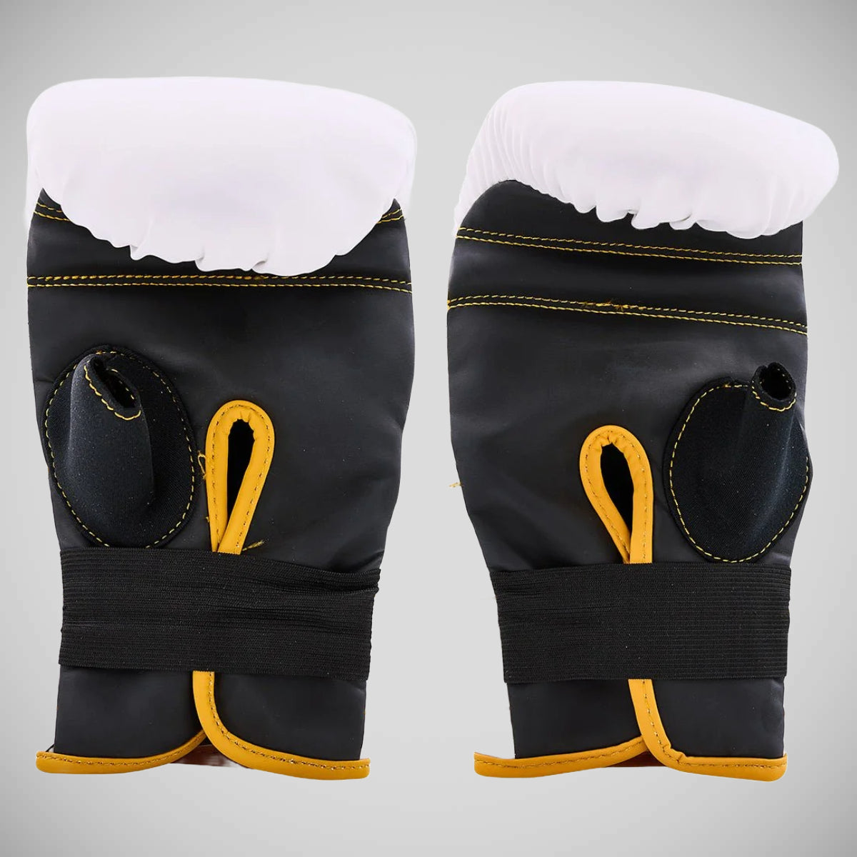 White/ Gold Century Partner Training Gloves and Mitts Combo