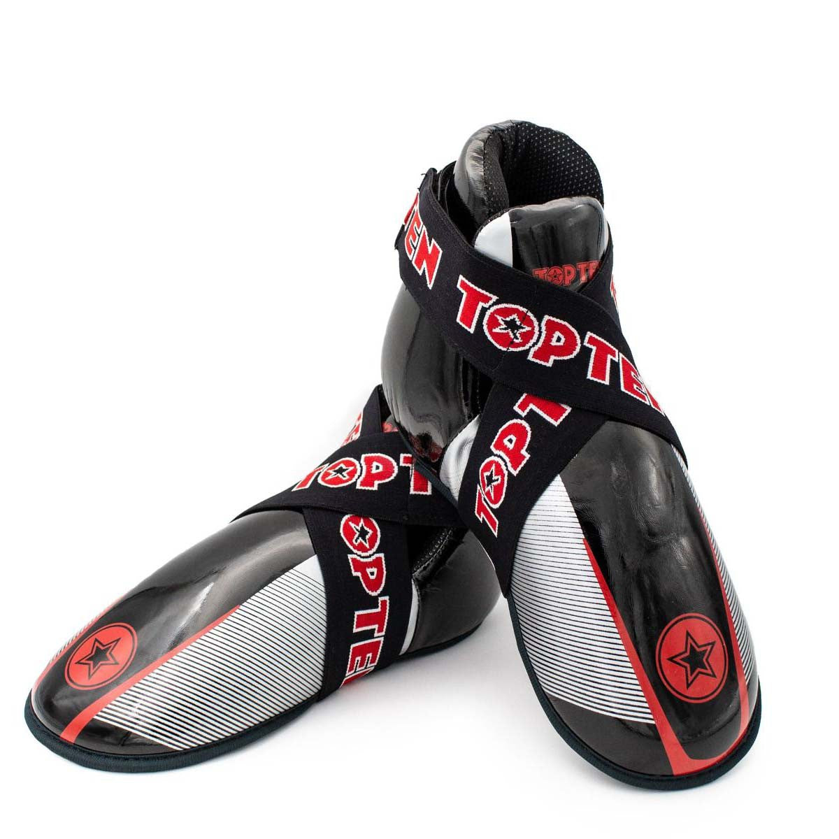 Top Ten Limited Edition Glossy Star & Stripes Kicks Black-Silver-Red