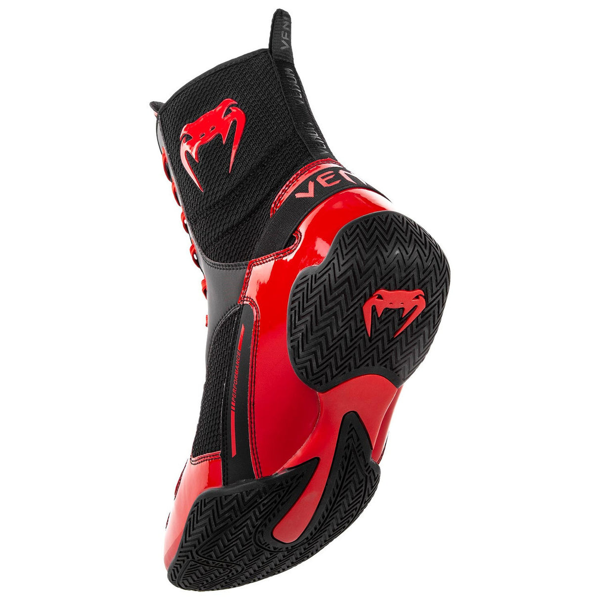Venum Elite Boxing Shoes Black/Red