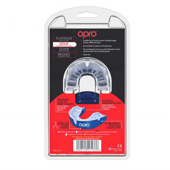 Opro Gold Gen 4 Mouth Guard Pearl Blue/Pearl
