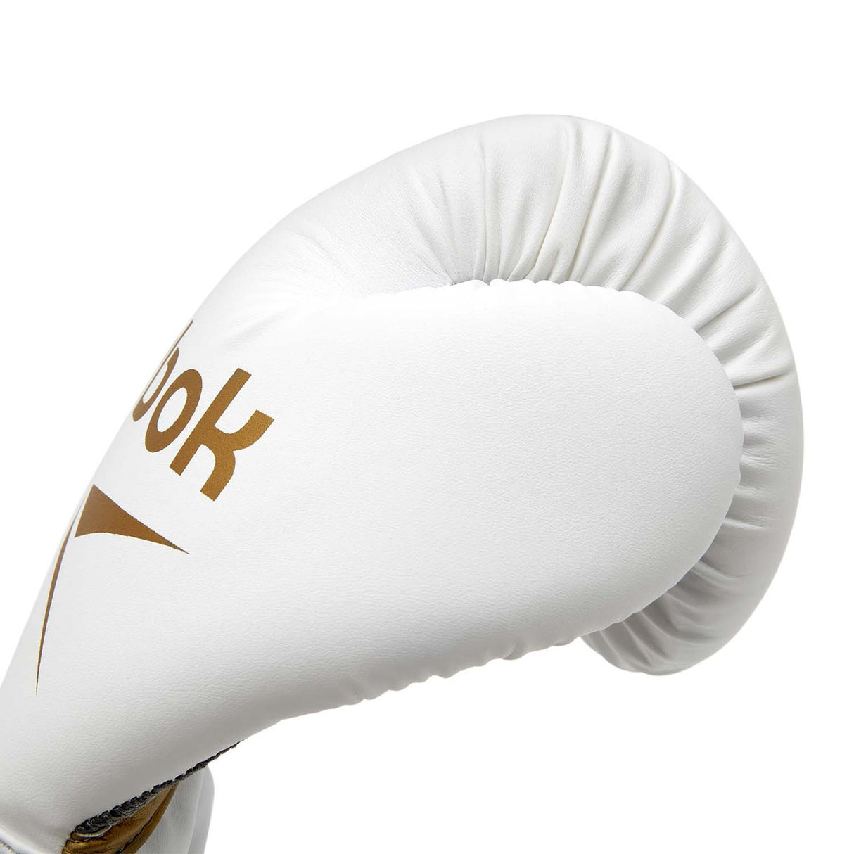 Reebok Boxing Gloves White-Gold
