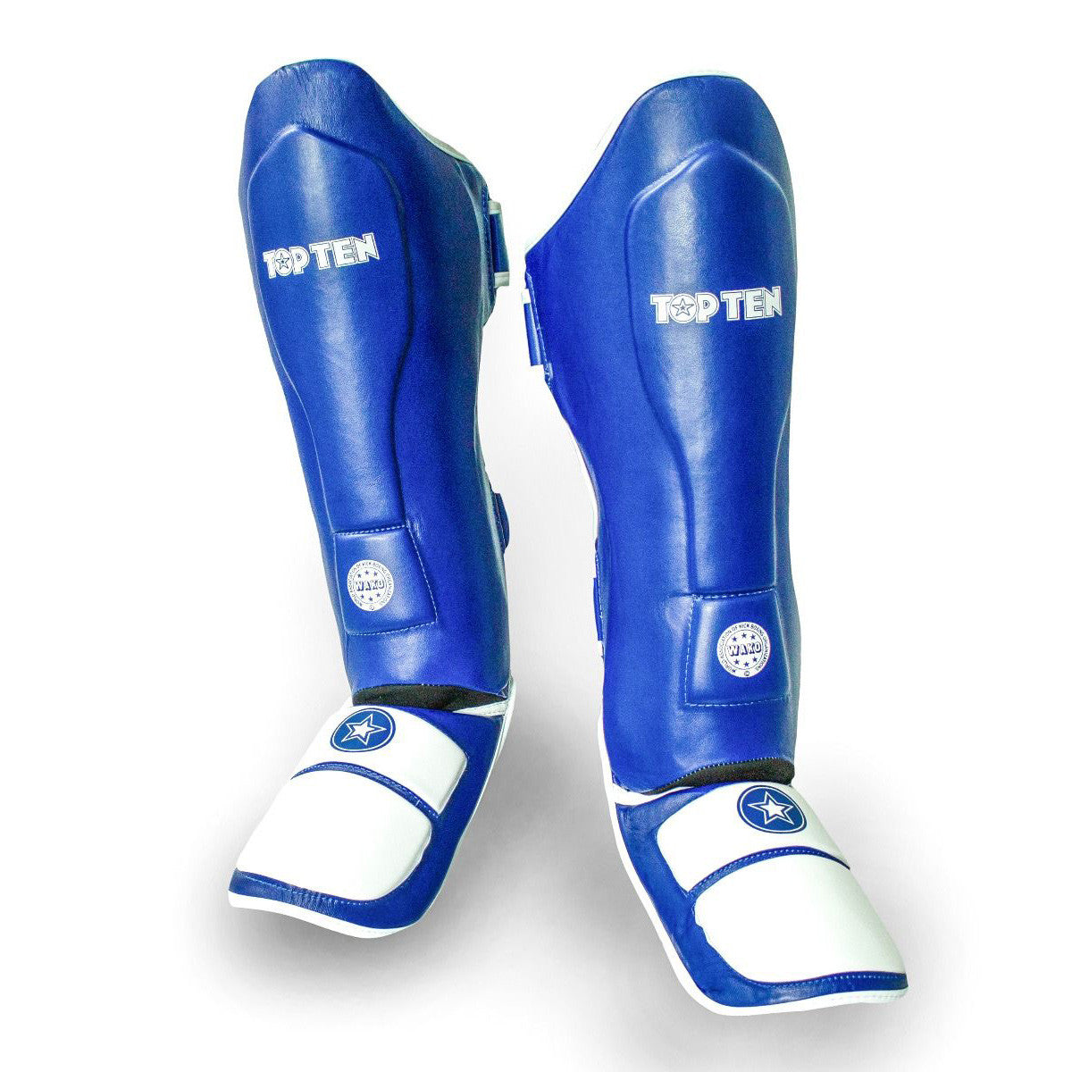 Top Ten WAKO Shin Instep Guards Blue