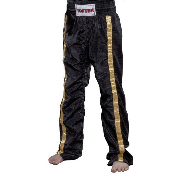 Top Ten Mesh Kickboxing Pants Black/Gold