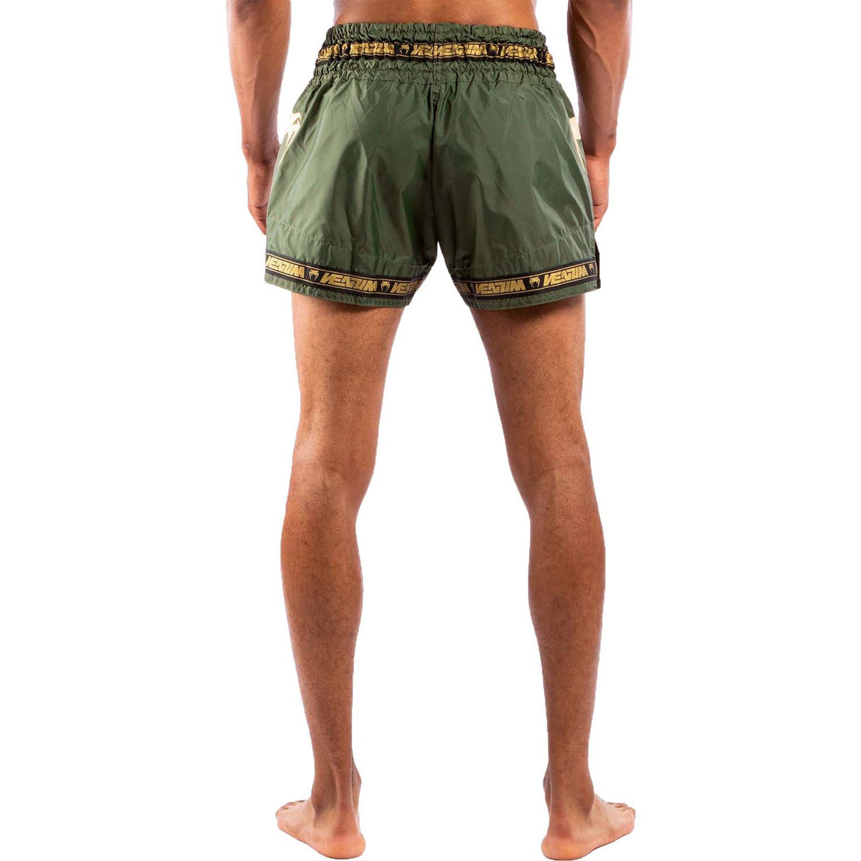 Venum Parachute Muay Thai Shorts Khaki-Gold