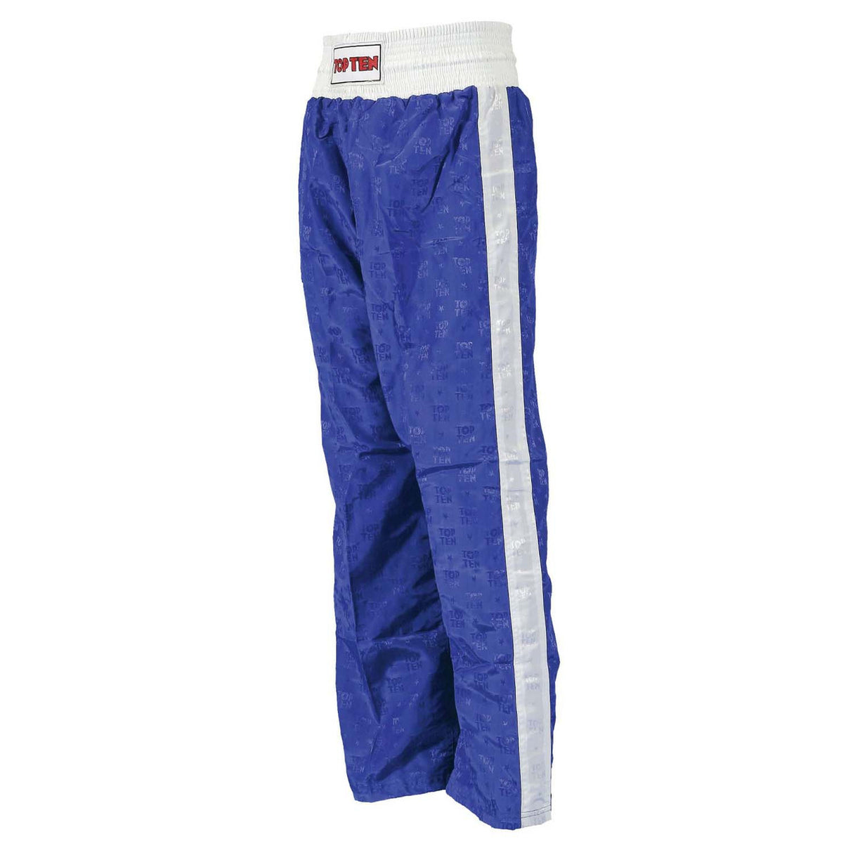 Top Ten Kids Classic Kickboxing Pants Blue-White
