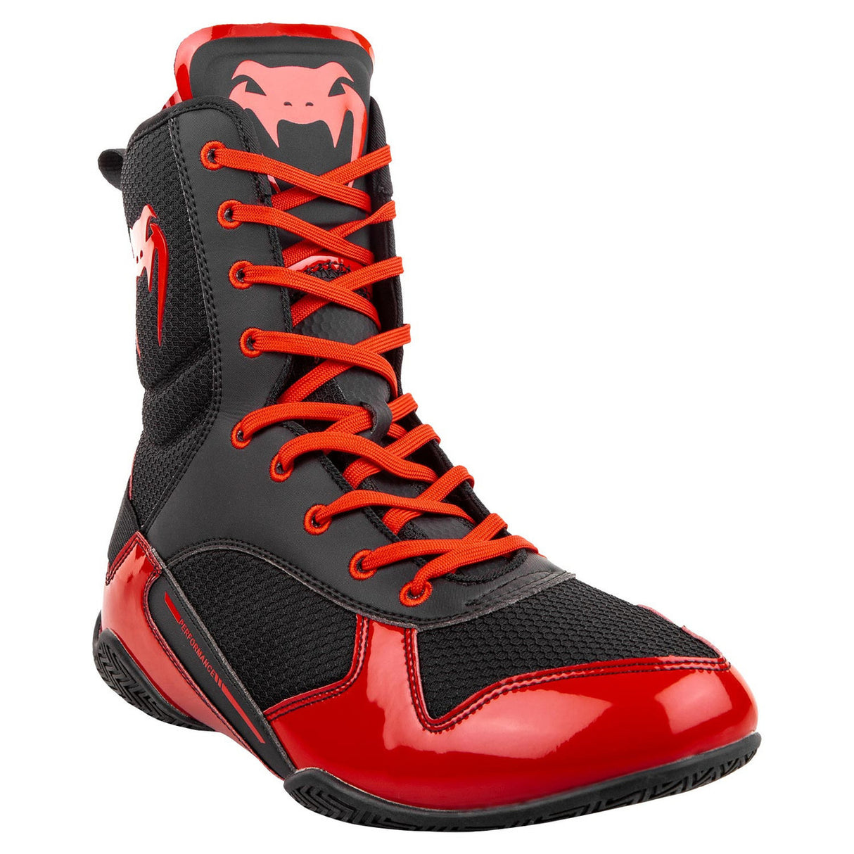 Venum Elite Boxing Shoes Black/Red