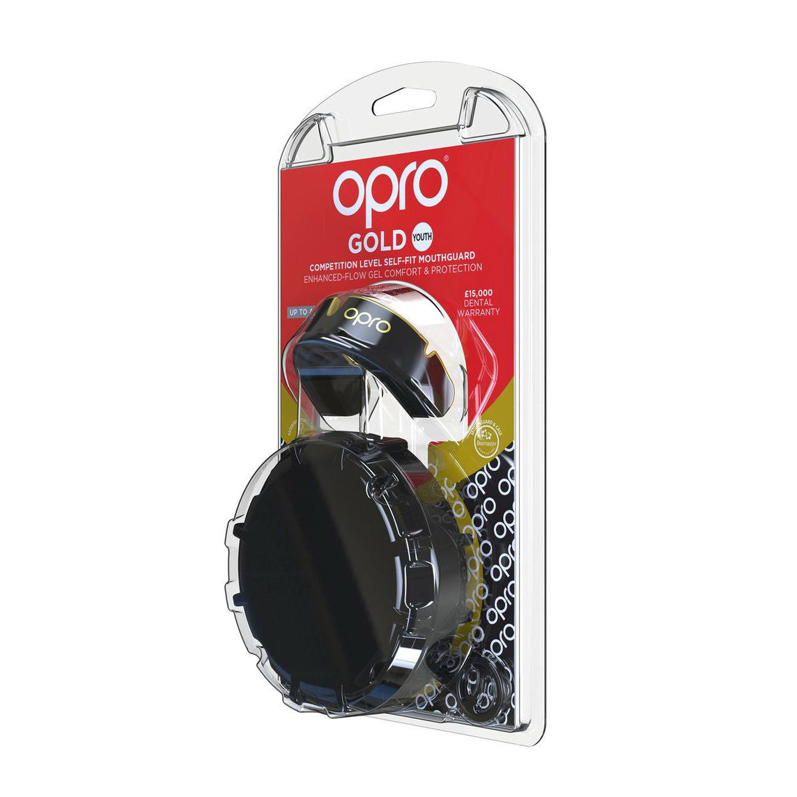 Opro Junior Gold Gen 4 Mouth Guard Black/Gold