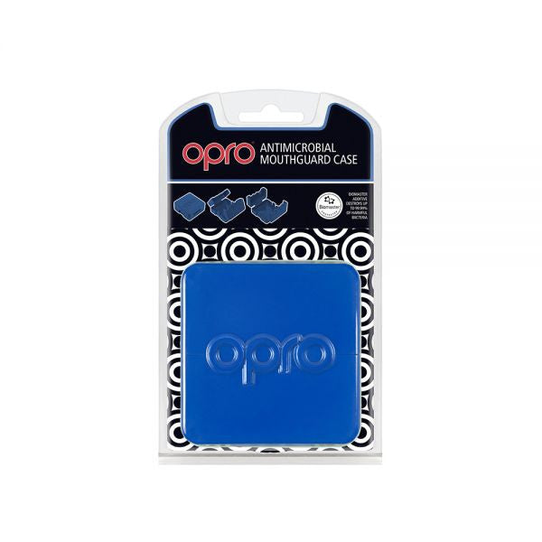 Opro Anti-Microbial Case Gen 4 Mouth Guard Blue