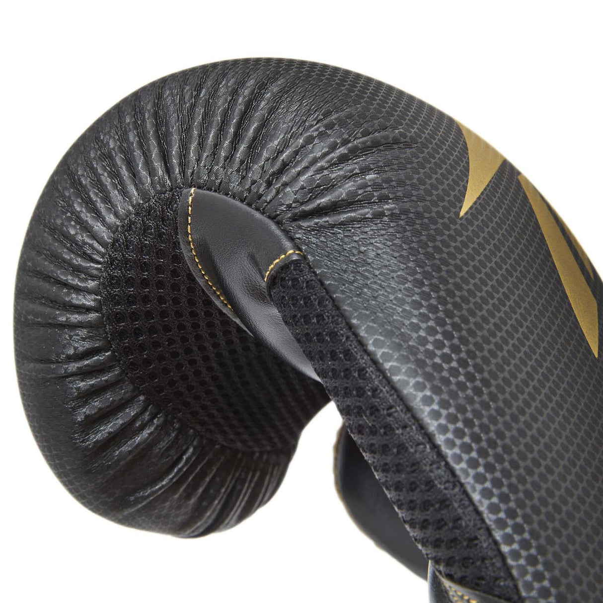 Reebok Combat Boxing Gloves Black-Gold