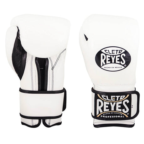 Cleto Reyes Velcro Boxing Gloves White