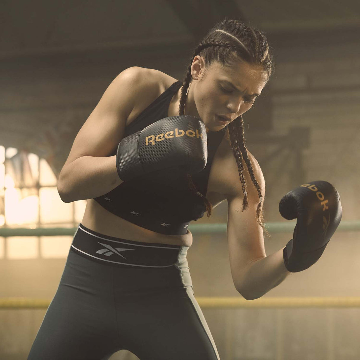 Reebok Bag Gloves Black-Gold