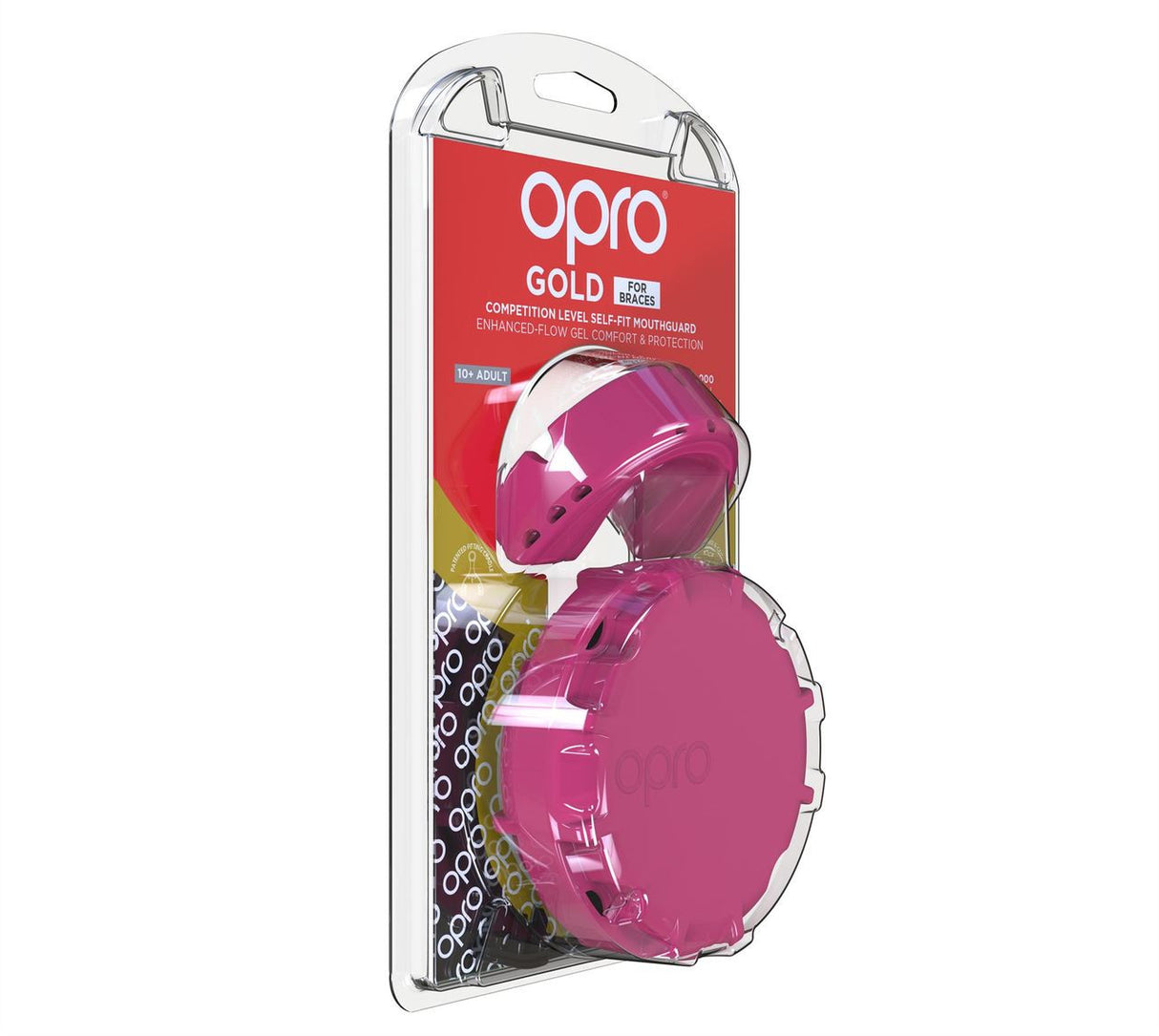 Opro Gold Braces Gen 4 Mouth Guard Pink/Pearl