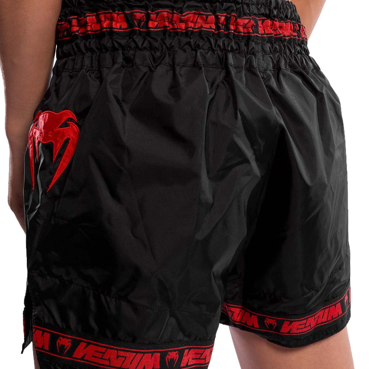 Venum Parachute Muay Thai Shorts Black-Red