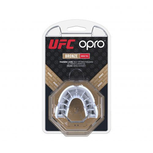 Opro UFC Bronze Mouth Guard White