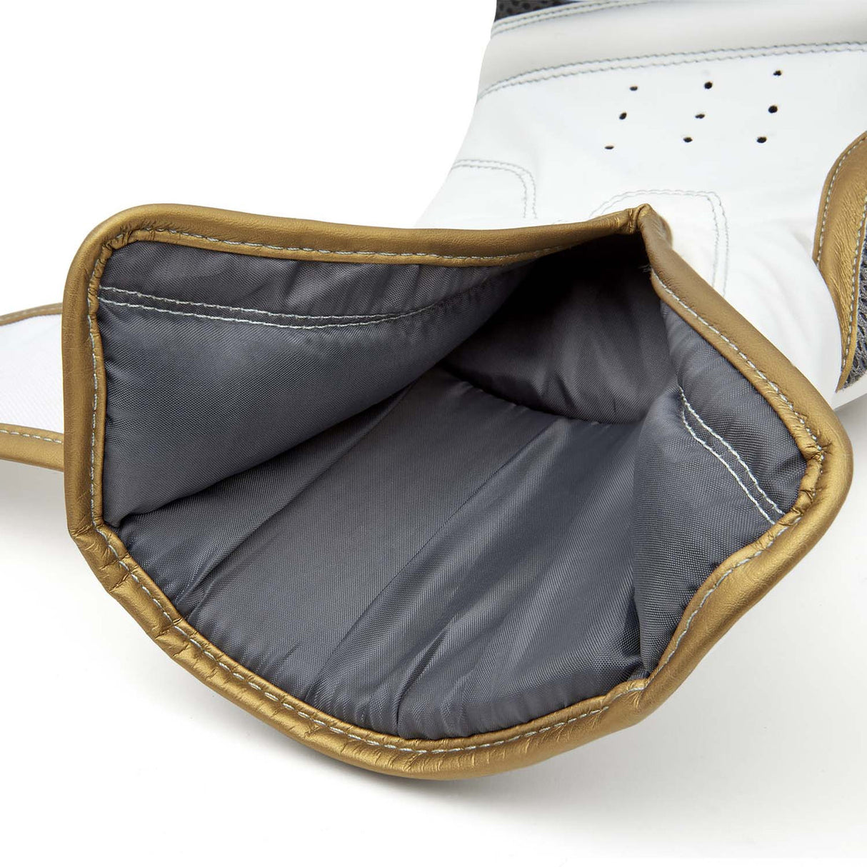 Reebok Boxing Gloves White-Gold