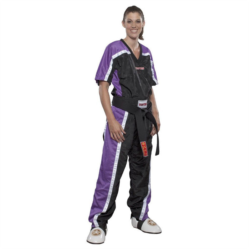 Top Ten Kids Mesh KB Pants Black/Purple