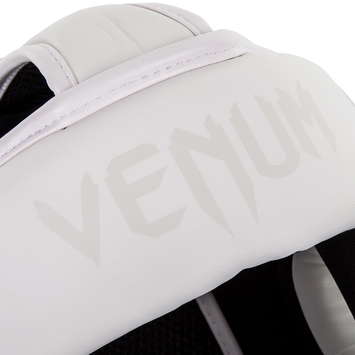 Venum Elite Head Guard White-White
