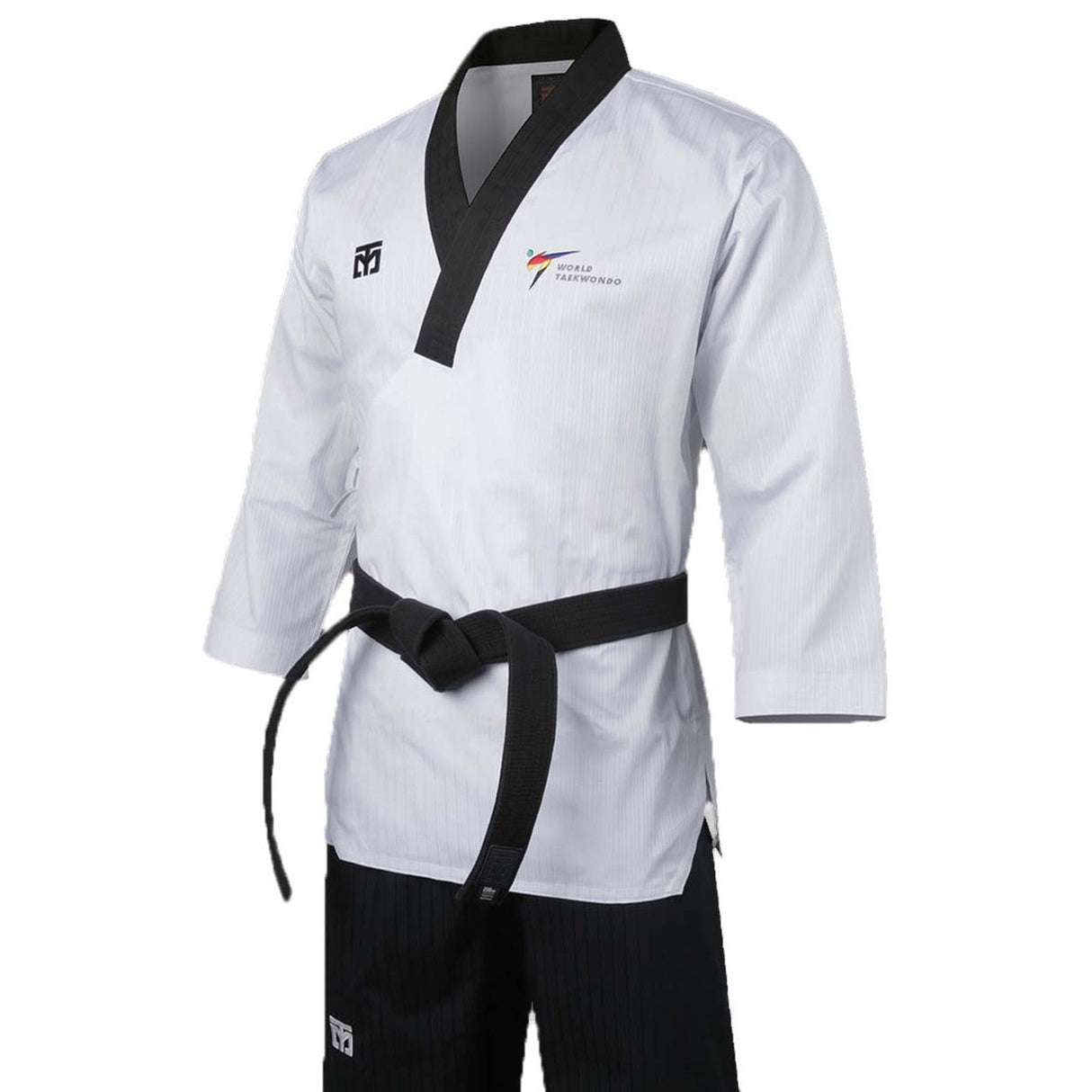 Mooto Taebek WT Poomsae Dan Uniform - White-Black